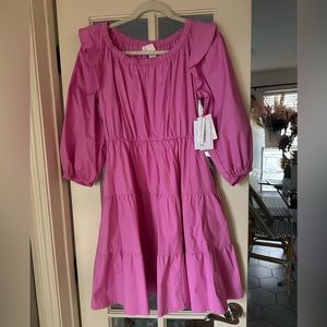 Rachel Parcell Three Tiered Mini Dress (in Orchid)